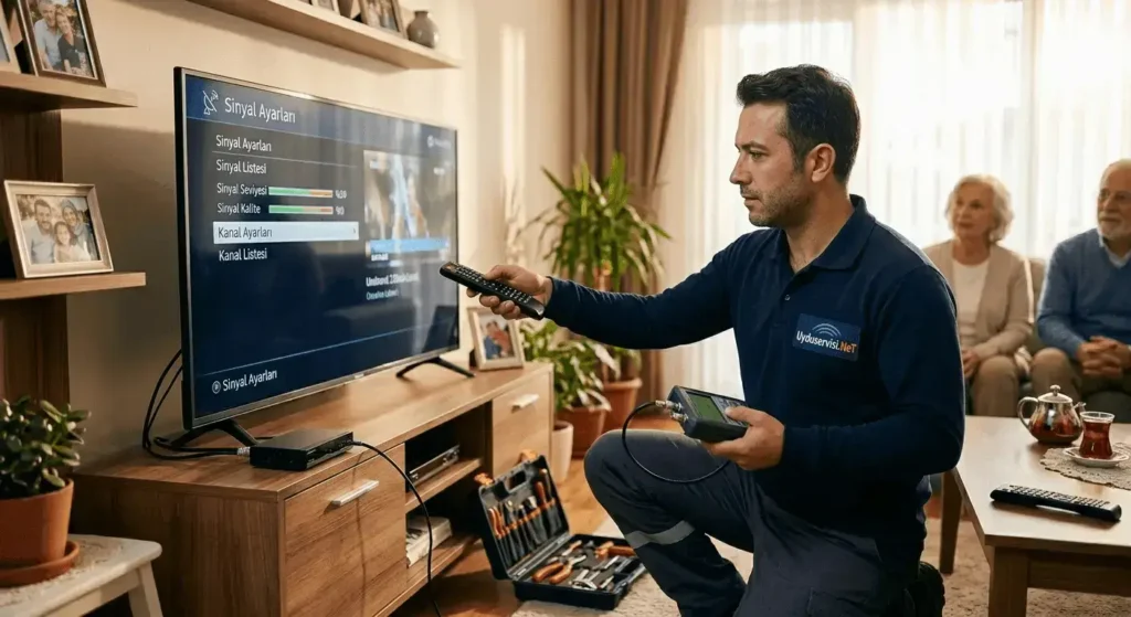 <h1>TV Uydu Sinyal ve Kanal Kurulumu | Profesyonel Uydu Servisi</h1>